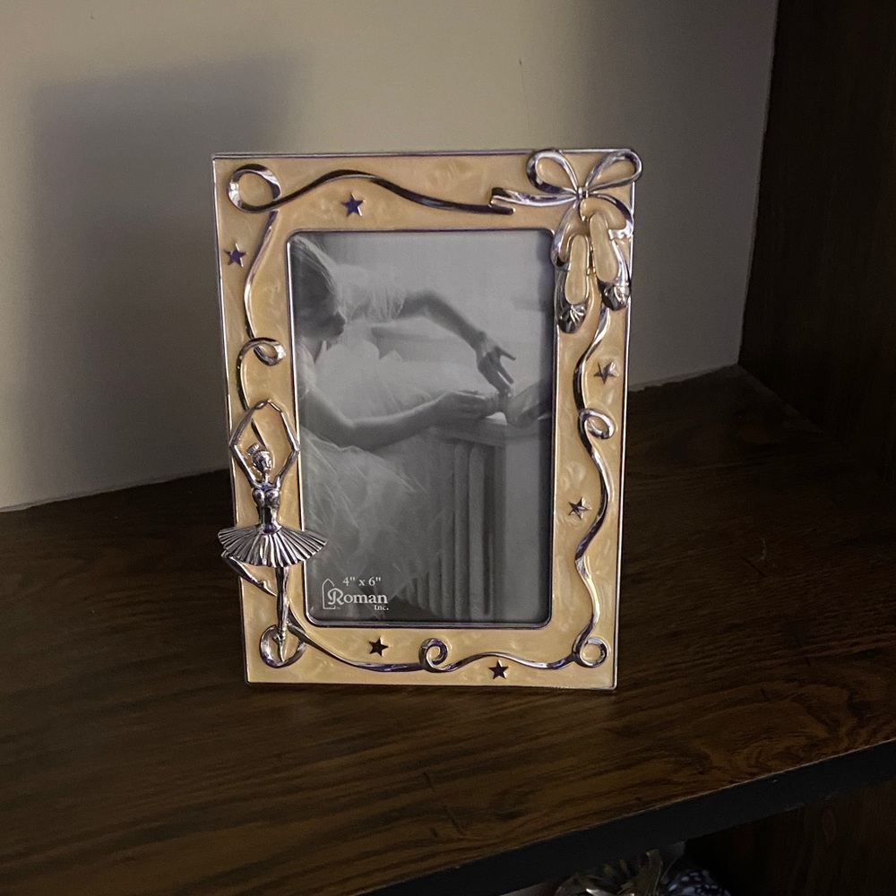 Roma Silver and Gold Dance-Themed Frame